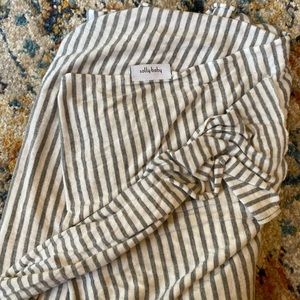 Solly baby wrap natural gray strip